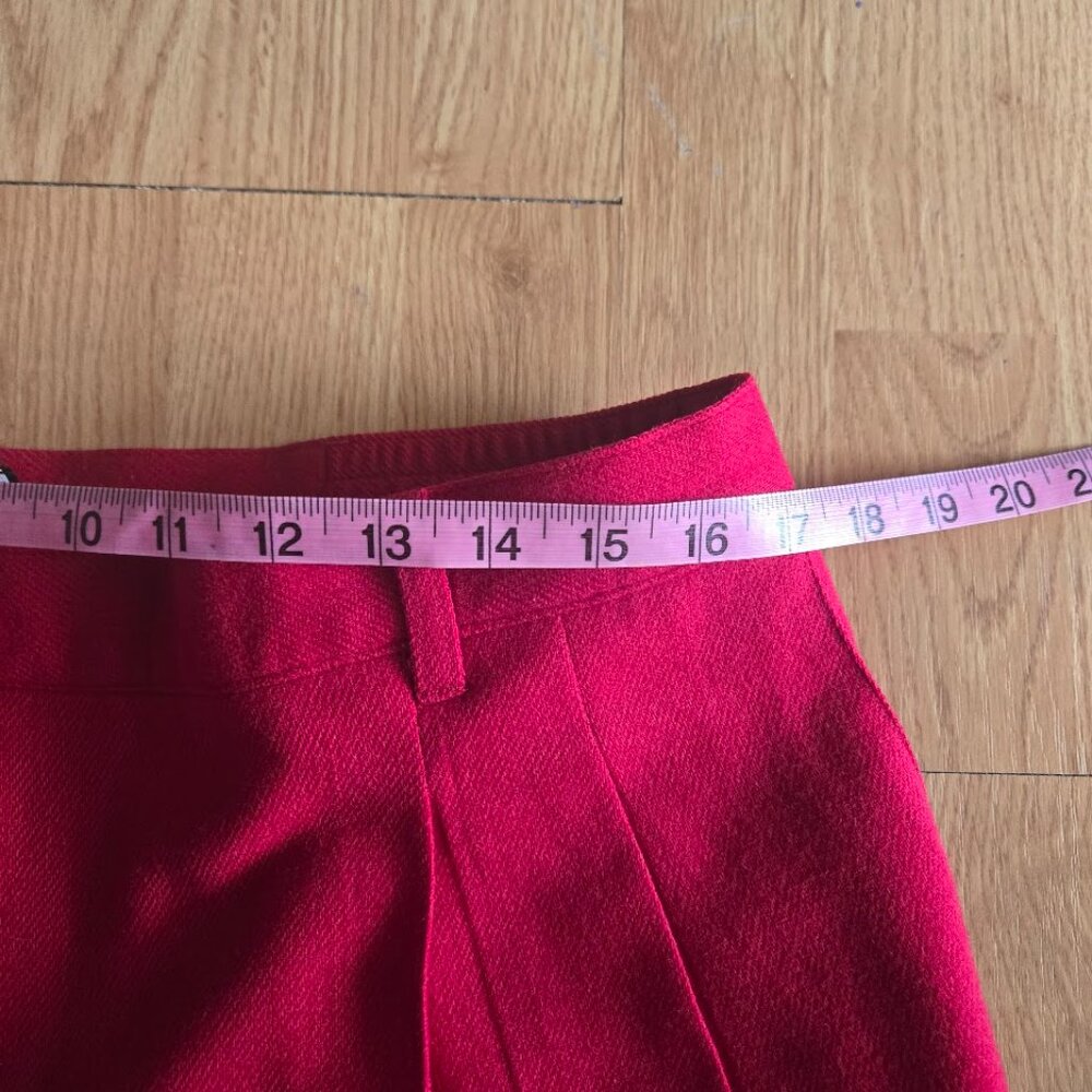 Vintage Sag‎ Harbor Red Wool Pleated Pants - Picture 4 of 5